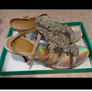 J. Renee heels with stones